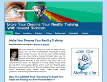 Tablet Screenshot of make-dreams-reality.com